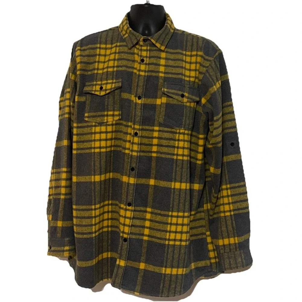 Landmark Supply Men's ‎ 3 XL Heavy Flannel Shirt